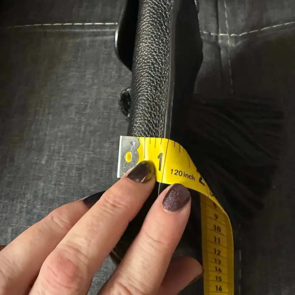 Rebecca Minkoff Isobel Black Pebbled Leather Phone Crossbody Bag